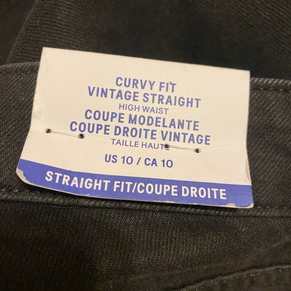 Brand new h&m high waisted vintage black jeans. - Picture 3 of 3